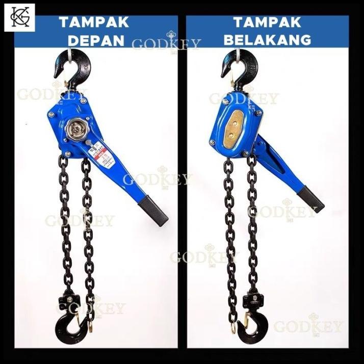 Jual Lever Block 1 Ton X 5 Meter/ Kotrek Rantai / Lever Hoist 1 T X 5 M ...