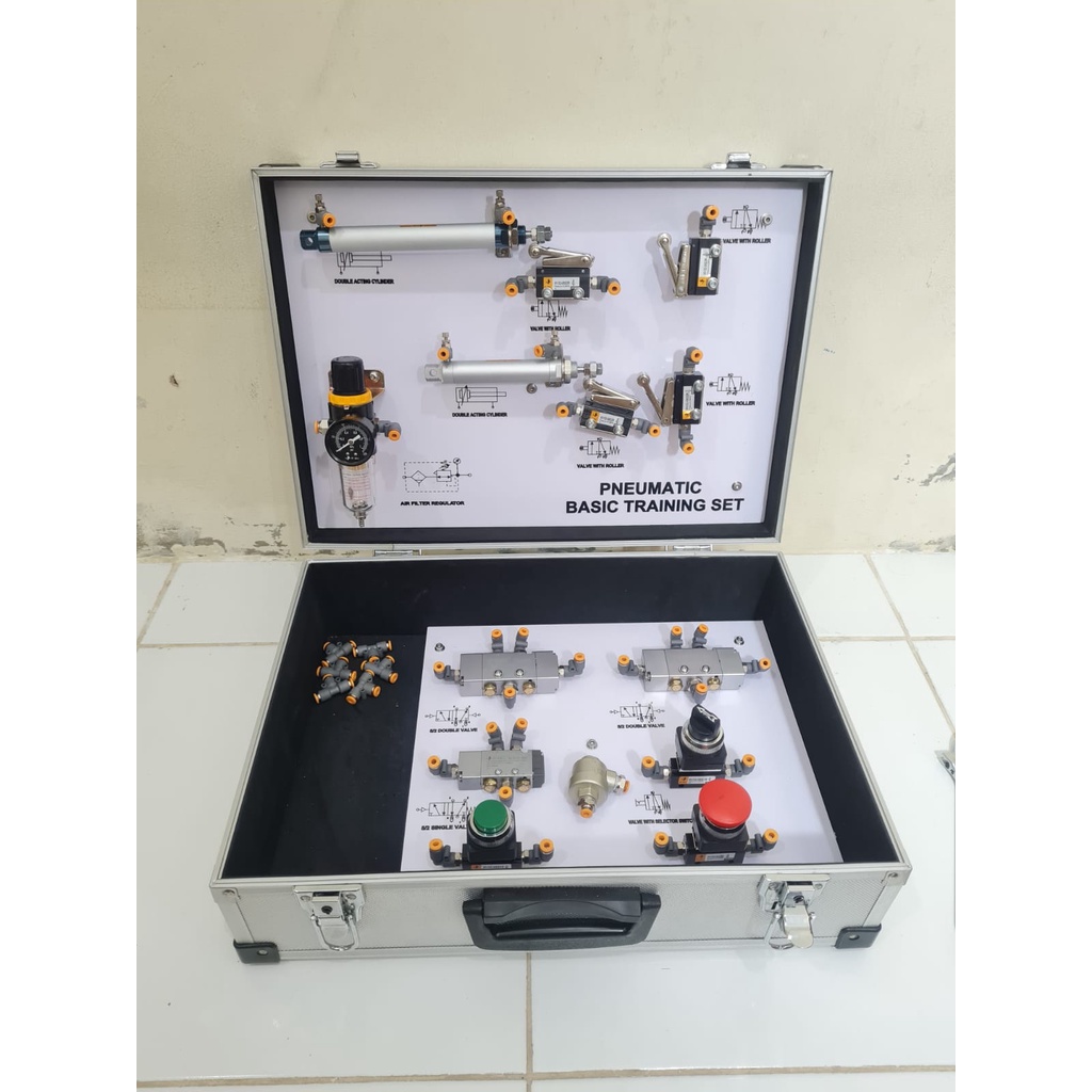 Jual TRAINER PNEUMATIC PNUMATIK DENGAN KOPER ALUMUNIUM | Shopee Indonesia