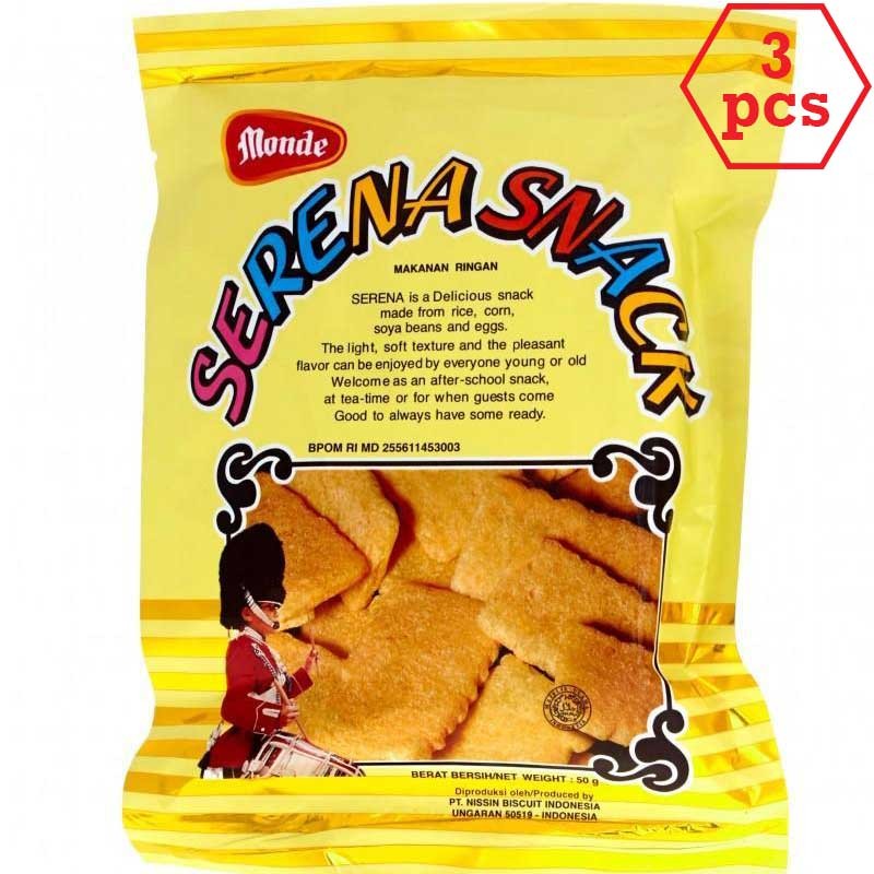 Jual Monde Serena Snack Gold 50g 3pcs Shopee Indonesia