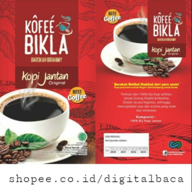 Jual Kopi Bikla Kopi Jantan Dan Kopi Rempah Asli Nusantara Isi 125