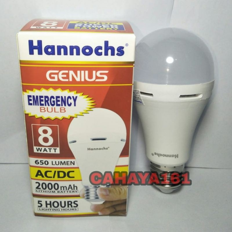 Jual Lampu Led Emergency Hannochs Genius Watt Shopee Indonesia