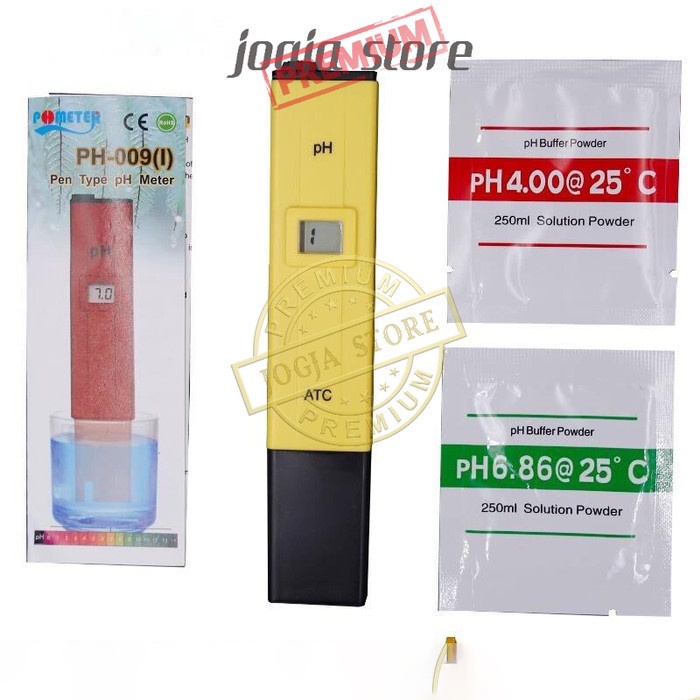 Jual Pen Digital pH Meter ATC PH009 Air Akuarium FREE Bubuk