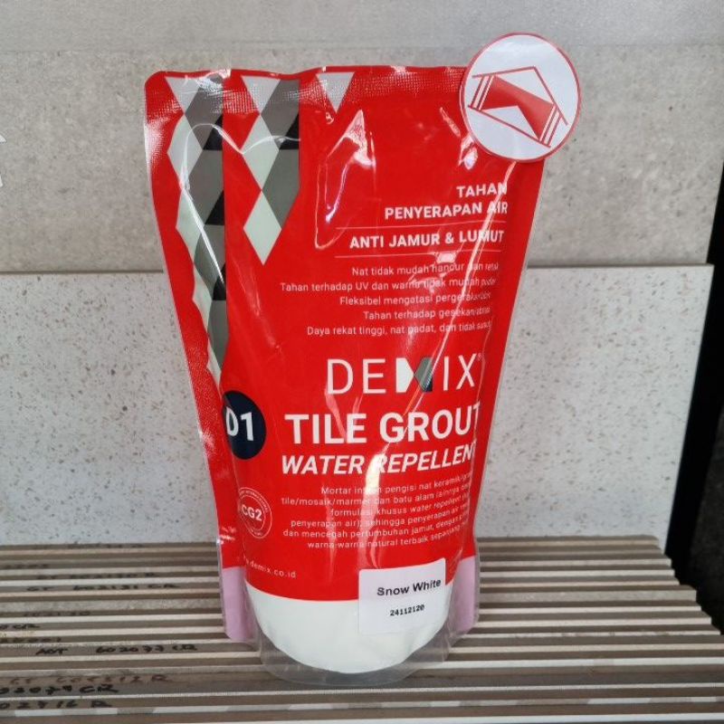 Jual Semen Pengisi Nat Tile Grout Demix D Snow White Kg Anti Jamur Lumut Keramik Granit