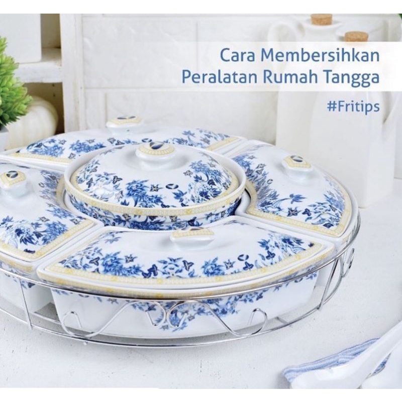 Jual Prasmanan Set Dengan Roda Pemutar Vicenza H14 Original | Shopee ...