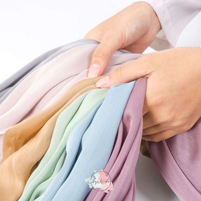 Jual Syalifa Hijab - Pashmina Silk | Shopee Indonesia