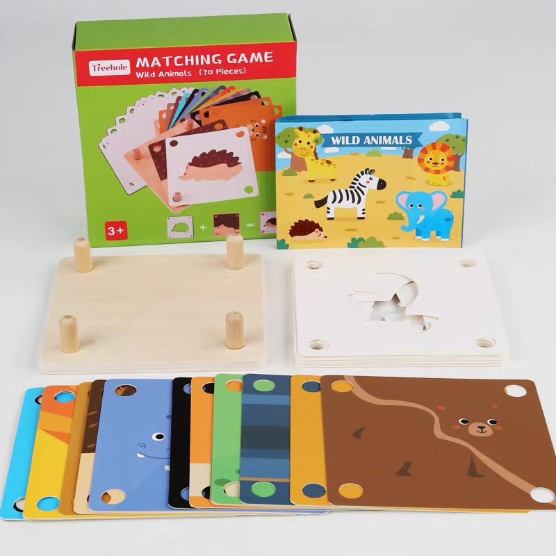 Jual matching picture game mencocokan gambar mainan edukasi anak ...