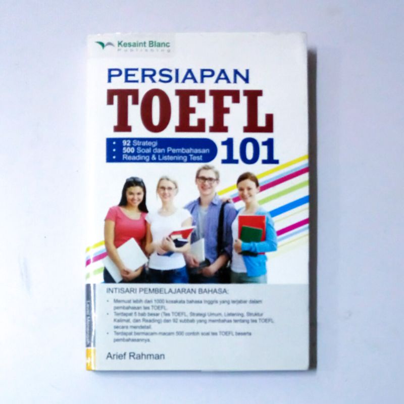 Jual Buku Persiapan Toefl 101 Shopee Indonesia 5417