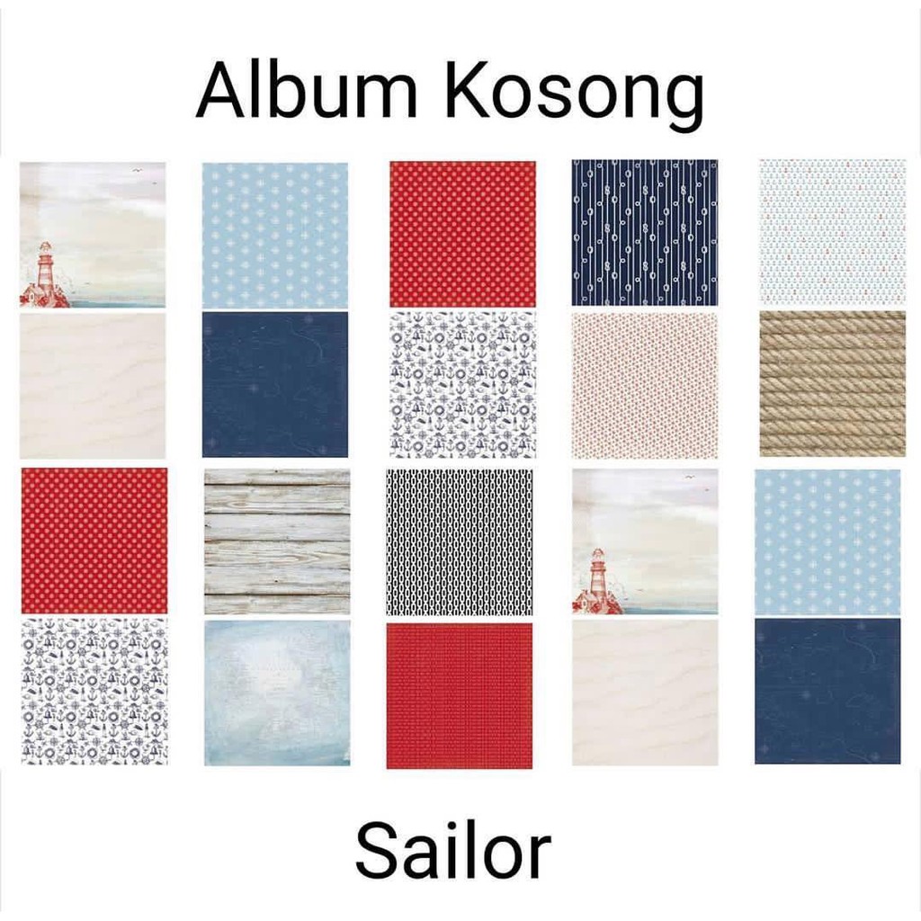 Jual DIY SCRAPBOOK BAHAN SCRAPBOOK ALBUM KOSONG SAILOR Shopee