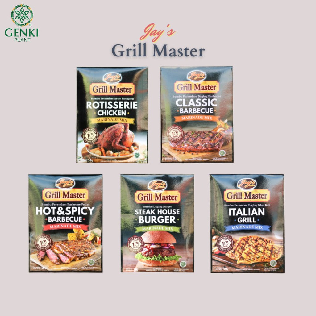 Jual Jay's Grill Master Marinade Mix | Shopee Indonesia