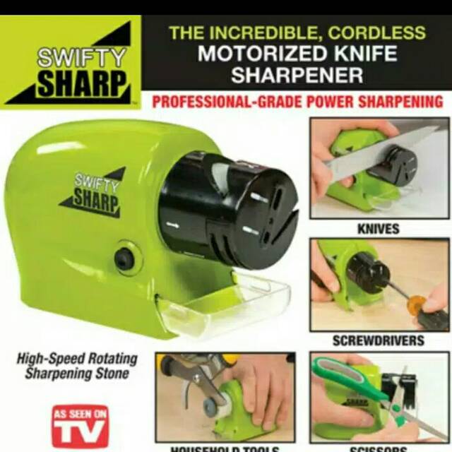 Jual COD Swifty Sharp - Alat Pengasah Pisau Elektrik Otomatis - Alat ...
