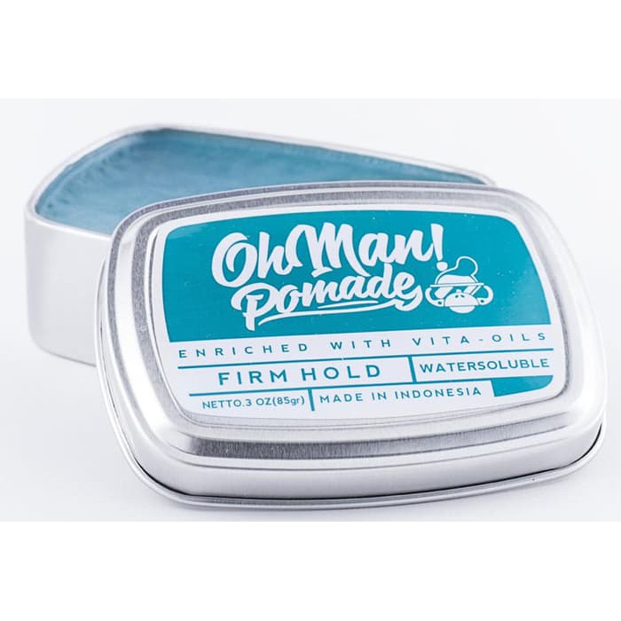 Jual Ohman Pomade Nutri Blue (Oh Man Waterl Based - Firm Hold) | Shopee ...