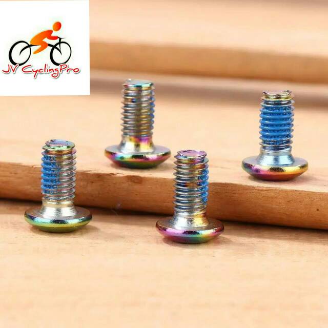 Jual Baut cakram rotor sepeda 12 pcs warna pelangi | Shopee Indonesia