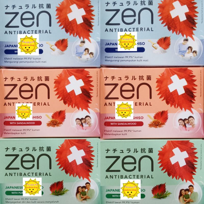 Jual Zen+ Antibacterial Soap 70gr | Shopee Indonesia