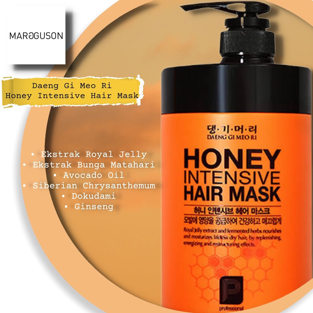 Jual Daeng Gi Meo Ri Honey Intensive Hair Mask 1000ml | Shopee Indonesia
