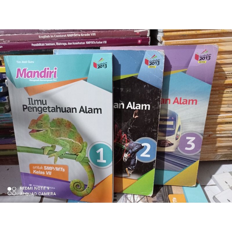 Jual Buku Bekas Kurikulum 2013 Edisi Revisi ILMU PENGETAHUAN ALAM Untuk ...