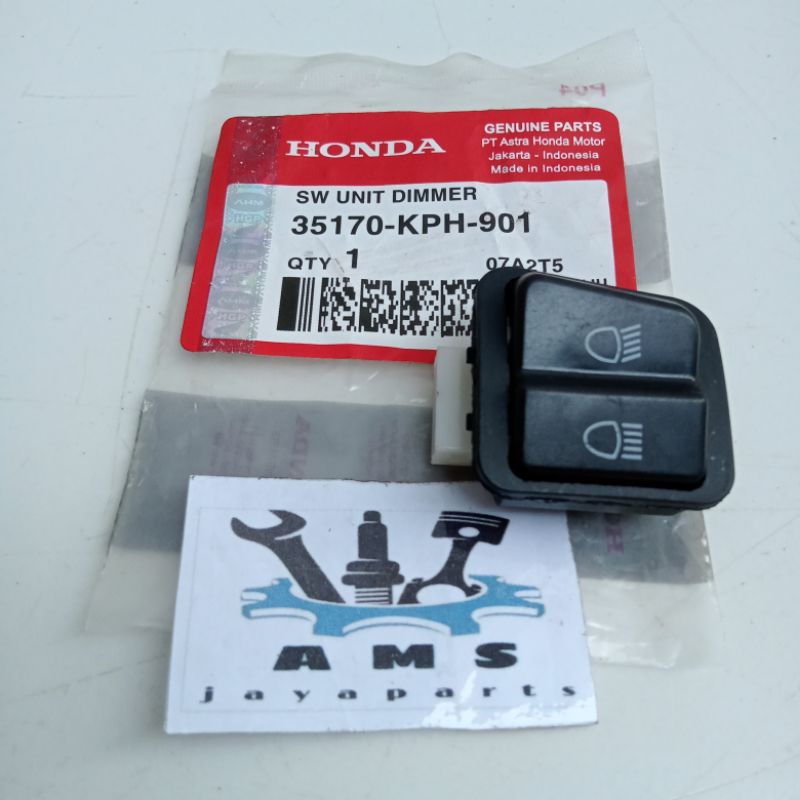 Jual Tombol Saklar Dim on off jauh dekat Supra X 125 Karisma | Shopee ...
