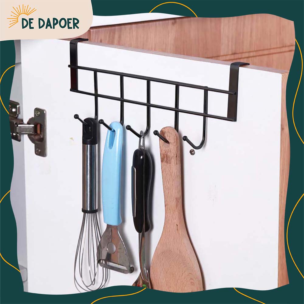 Jual Gantungan Alat Dapur Kapstok Besi Tanpa Paku Bor Hook Gantung ...
