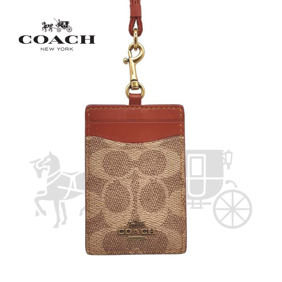 Jual Coach Metal Logo ID Card Holder Lanyard Limited Edition U.S IMPORT