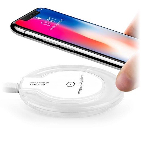 Wireless Charger Fantasy Qi HP Smartphone IOS Android portabel Fast  Charging tanpa kabel A10