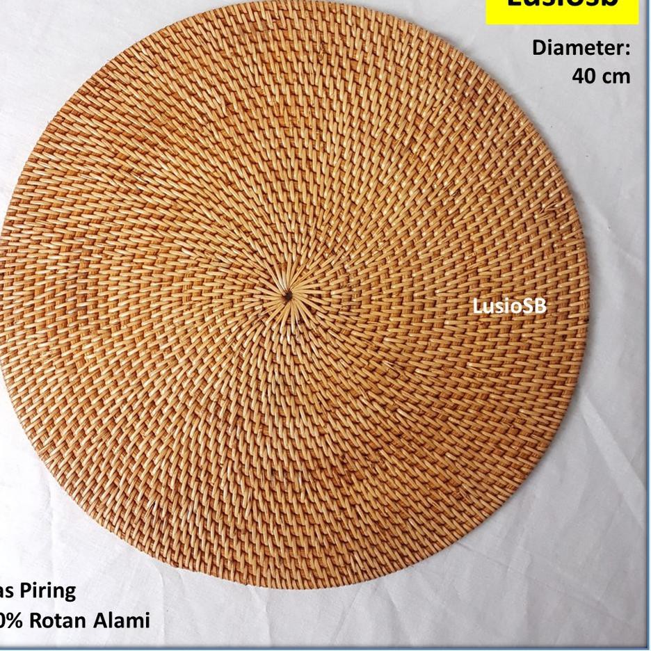 Jual Ready Tatakan Piring Rotan Ukuran Rattan Mat Sizes Alas