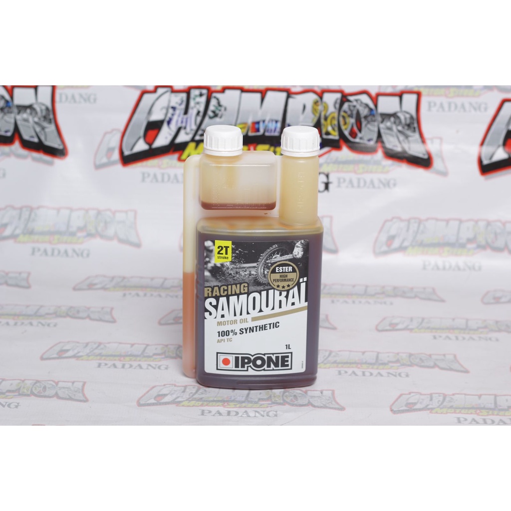 Jual OLI SAMPING IPONE RACING SAMURAI 100% SYNTHETIC 2T 1L | Shopee ...