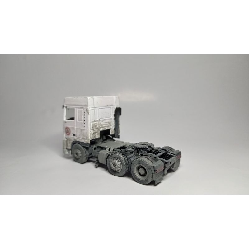 Herpa 1:87 DAF XF SC Con Rimorchio Kempf Stöffelliner – Kit Bianco ZM – Made In Germany - 3