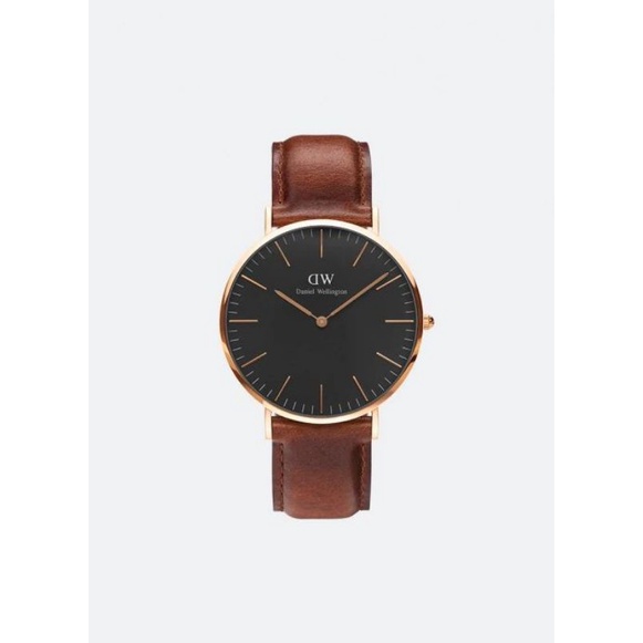 jam tangan Dw pria strap kulit premium free box dan paper bag jam tangan Daniel Wellington jam wanita 28mm dw unisex