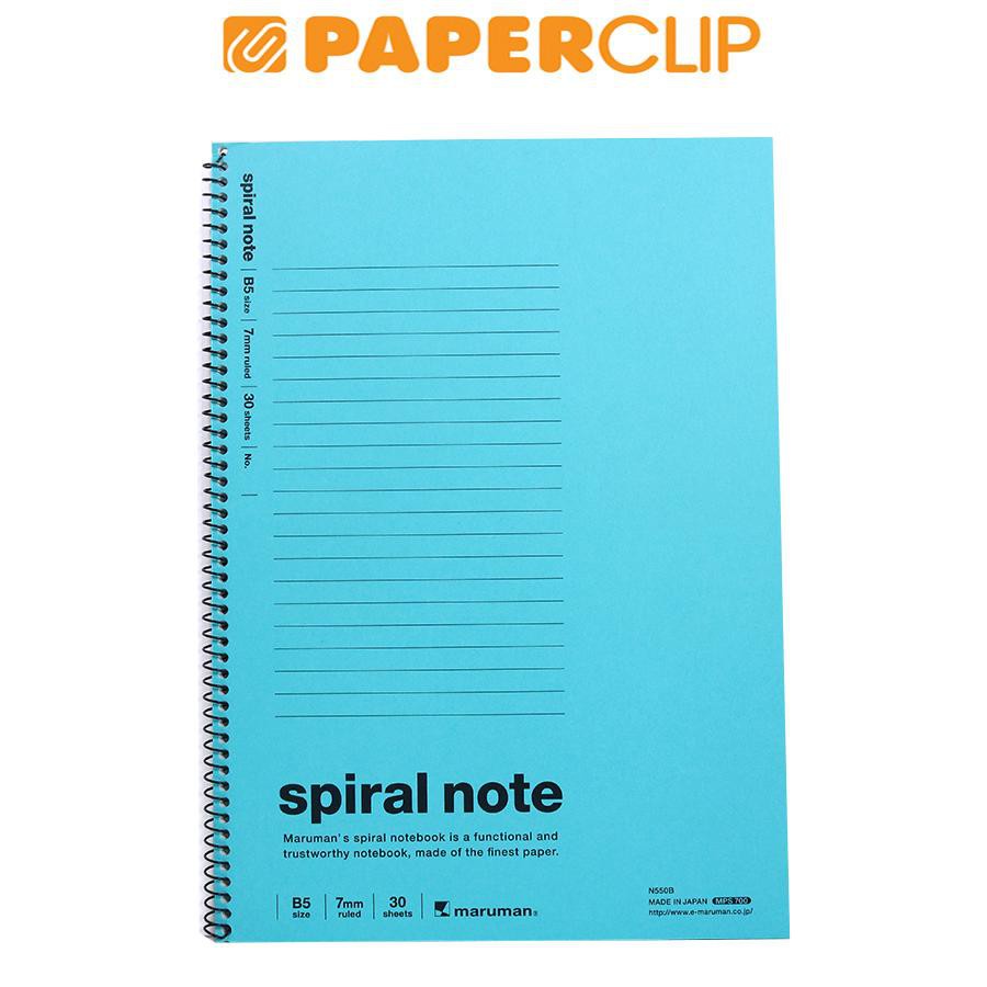 Jual NOTEBOOK MARUMAN SPIRAL NOTE B5 N550B BLUE | Shopee Indonesia