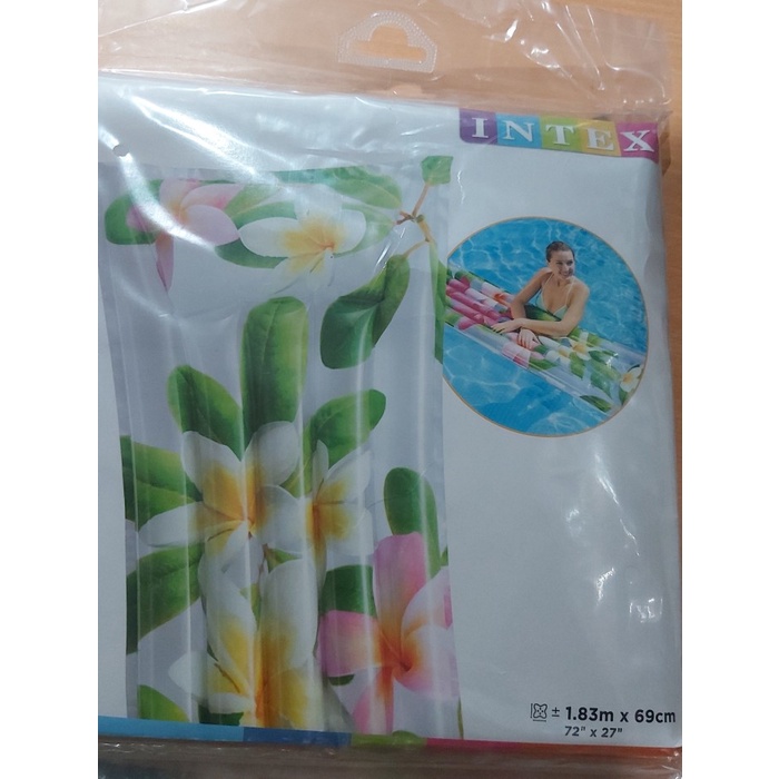 Jual ramaa17 Kasur Relax Air Motif Bunga Floaties Renang 1.83mx69cm ...