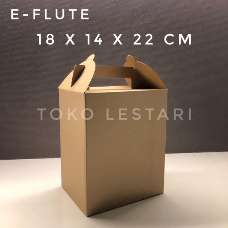 Jual Gable Box Box Jinjing Dus Take Away Carry Pack E Flute