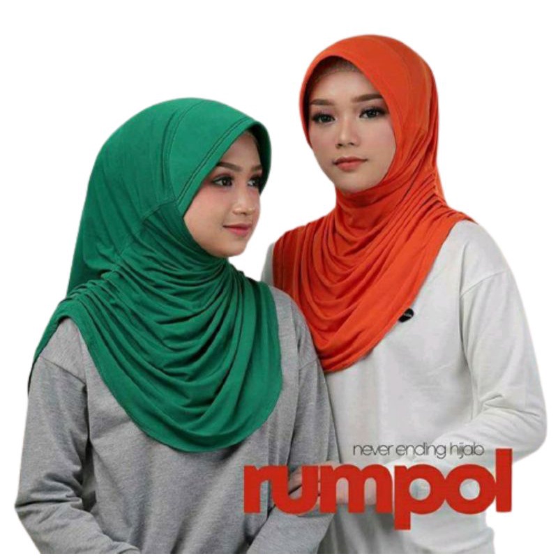 Hijab Instan Kerudung Standar Jilbab Polos Model Rumana