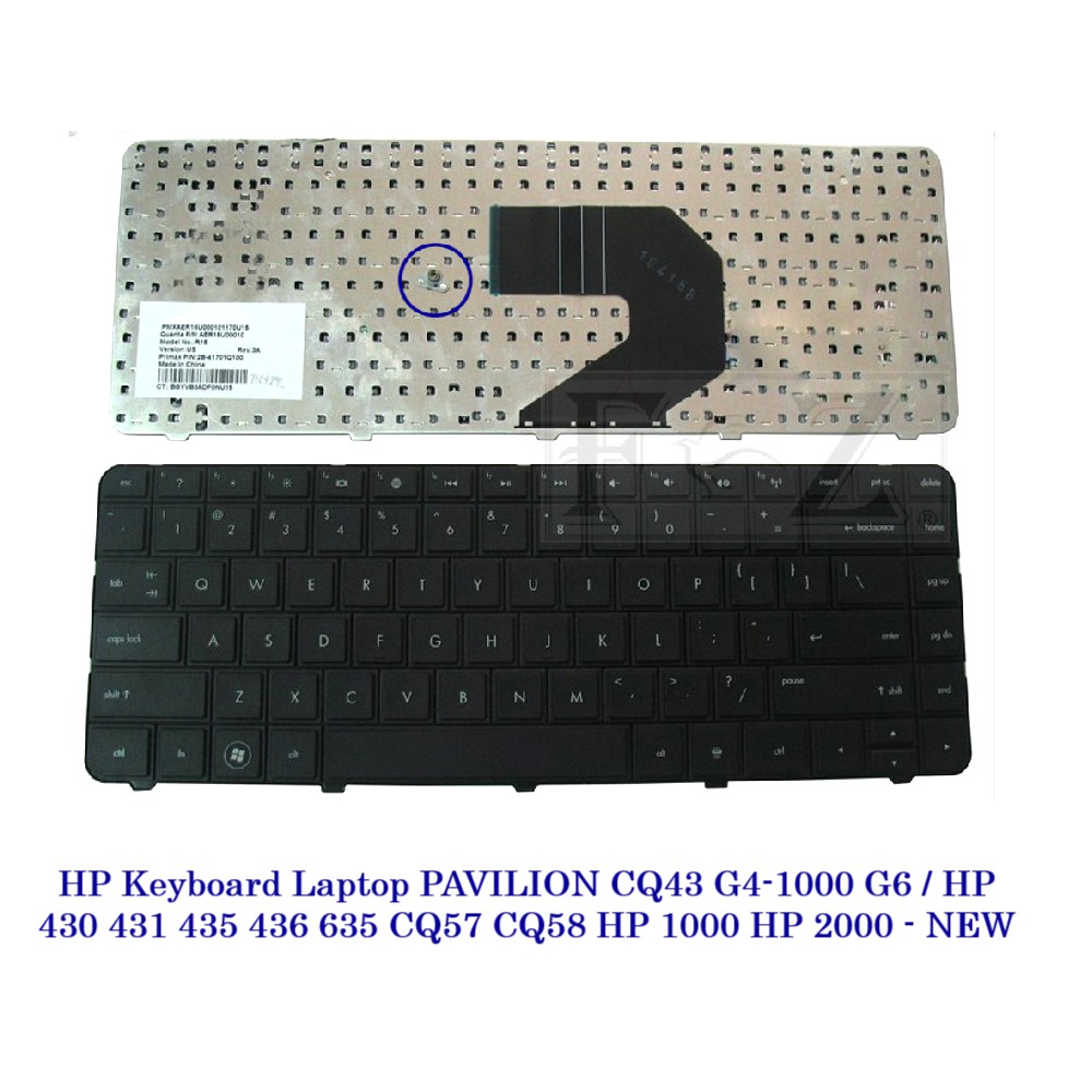 Jual Hp Keyboard Laptop Pavilion Cq43 G4 1000 G6 Hp 430 431 435 436 635 Cq57 Cq58 Hp 1000 Hp 9937