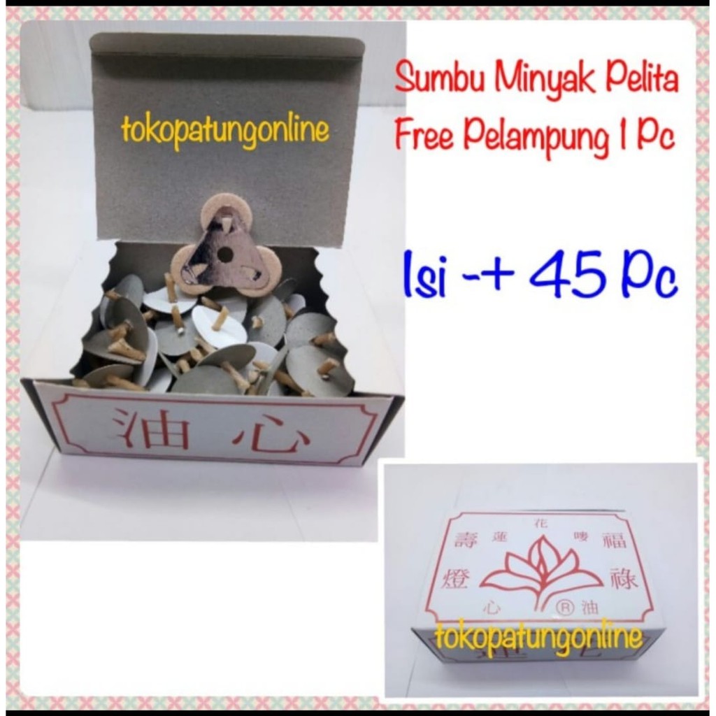 Jual Lilin Sumbu Minyak Apung Pelita Set Shopee Indonesia