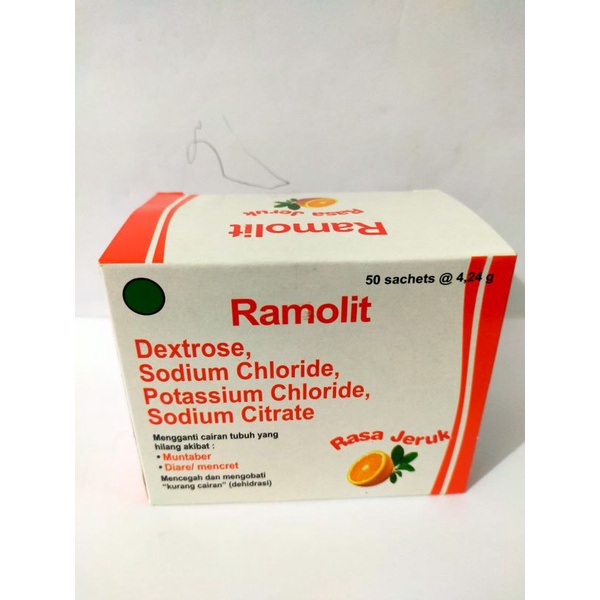 Jual Ramolit rasa jeruk 1box isi 50 sachets (oralit) | Shopee Indonesia