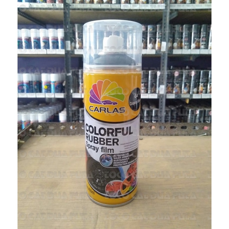 Jual Carlas Rubber Paint G4 Glossy Black | Shopee Indonesia