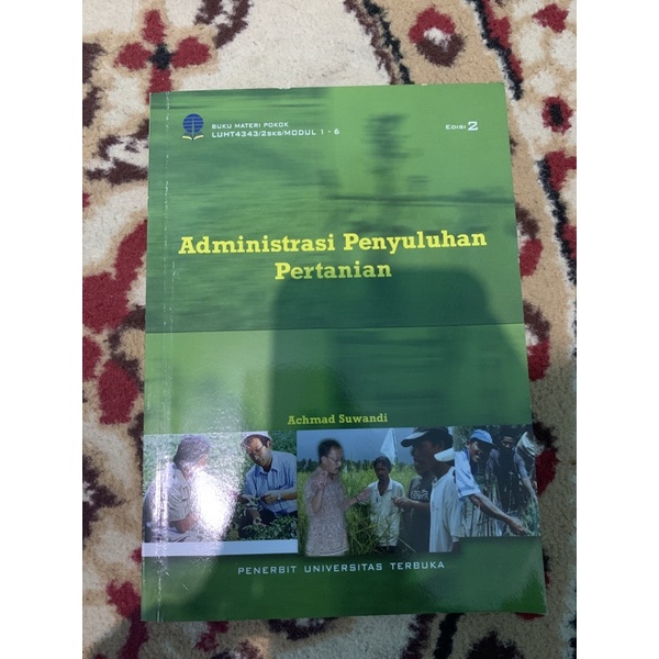 Jual Buku Administrasi Penyuluhan Pertanian Universitas Terbuka UT ...