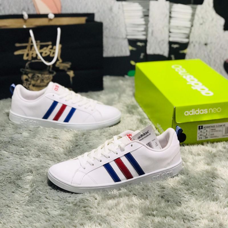 Jual ADIDAS NEO ADVANTAGE WHITE FRANCE ORIGINAL Shopee Indonesia