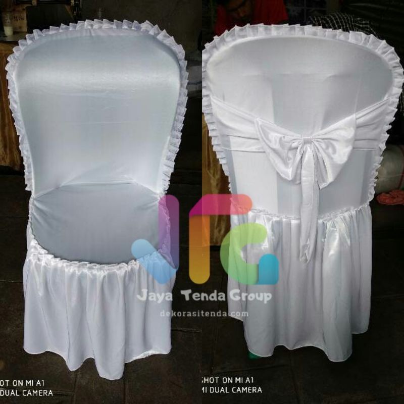 Jual Sarung Kursi Plastik Napoly Bulat (Hanya Polos Putih) | Shopee ...