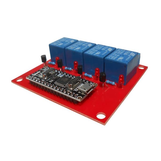 Jual USB to Relay 4 Channel Control Module with Visual Basic VB6 ...