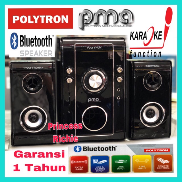 Jual Polytron speaker PMA 9523 bluetooth karaoke Shopee Indonesia