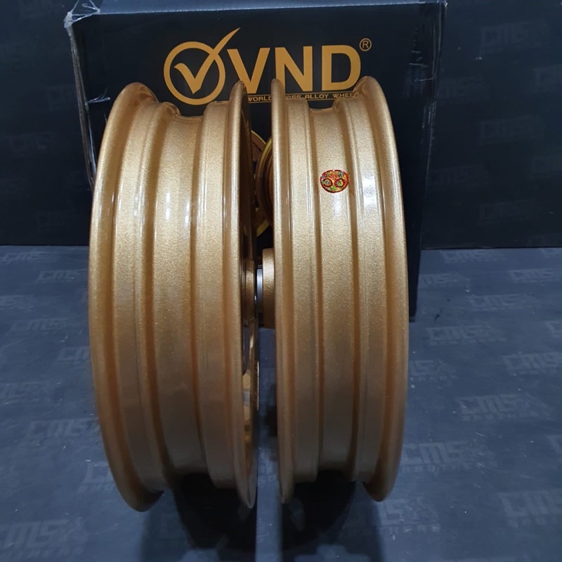 Jual Velg Velek Racing VND Roulette Ring 12 Yamaha Fazzio Gold Matte ...