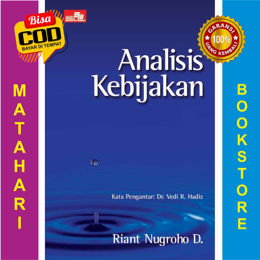 Jual Buku Analisis Kebijakan | Riant Nugroho Dwidjowijoto | Shopee ...