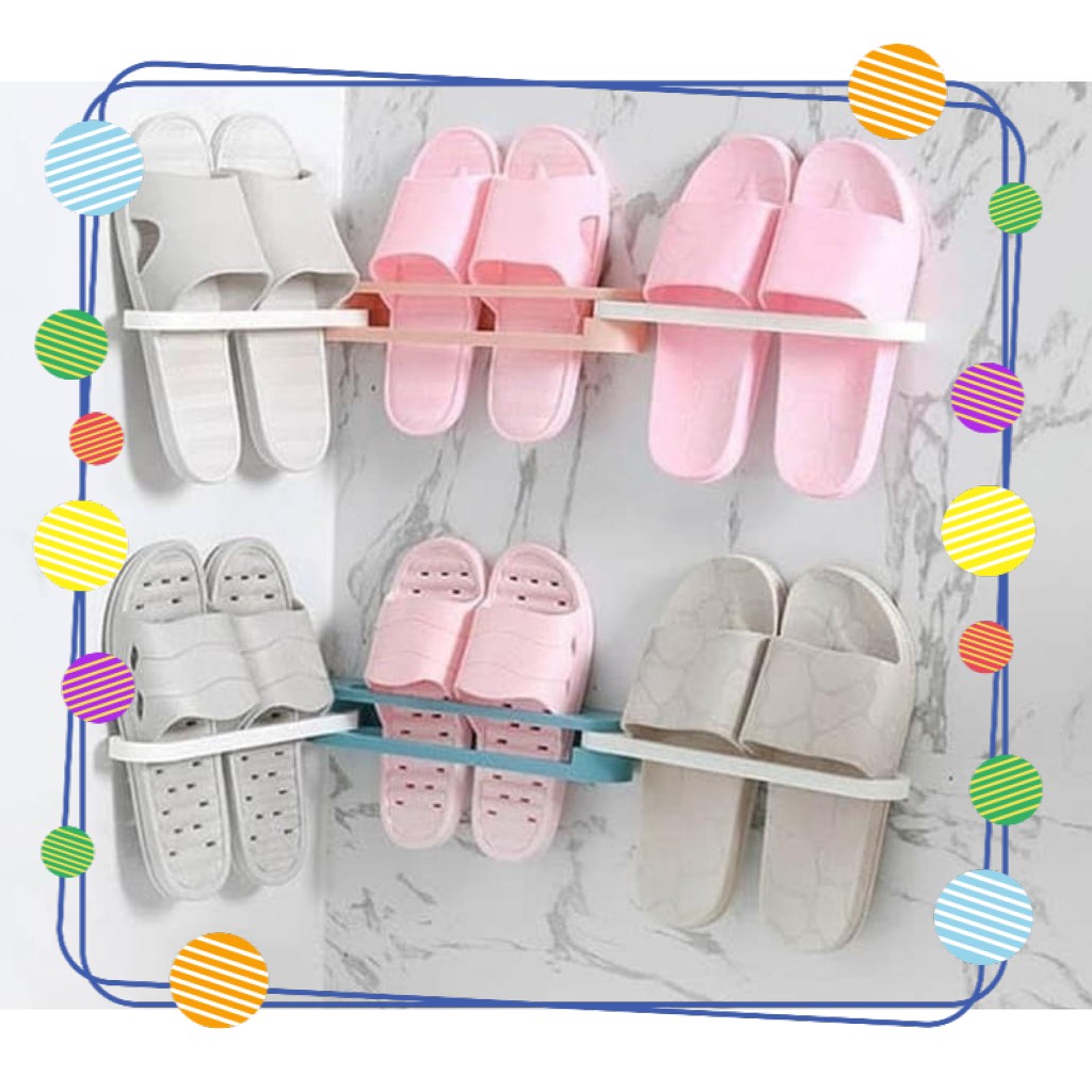 Gantungan tempat Sandal rotary slipper rack