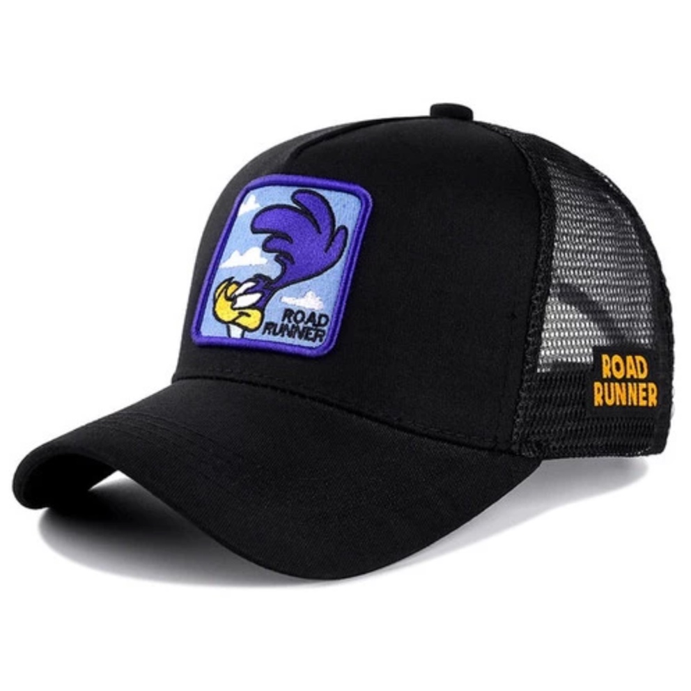 Jual Topi Road Runner Trucker Hat Hitam Keren Looney Tunes Jaring ...