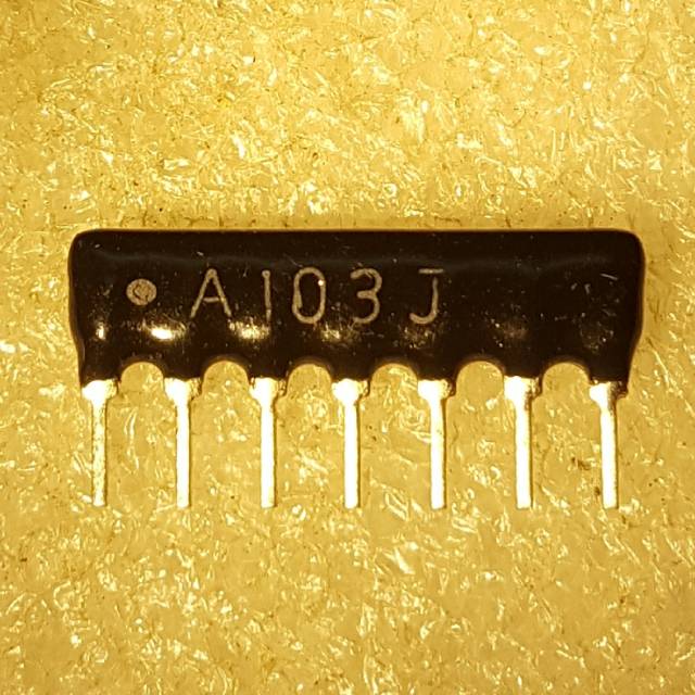 Jual Resistor pack rpack A103J 103 10K 7pin 7kaki Shopee Indonesia