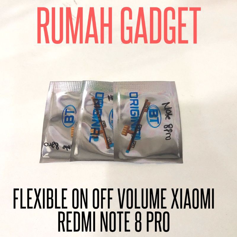 Jual FLEXIBLE ON OFF VOLUME XIAOMI REDMI NOTE 8 PRO TOMBOL ON OFF ...