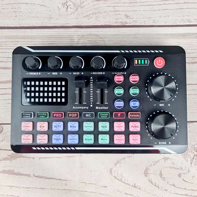 Jual G1 Audio interface bluetooth mixer sound card live broadcast ...
