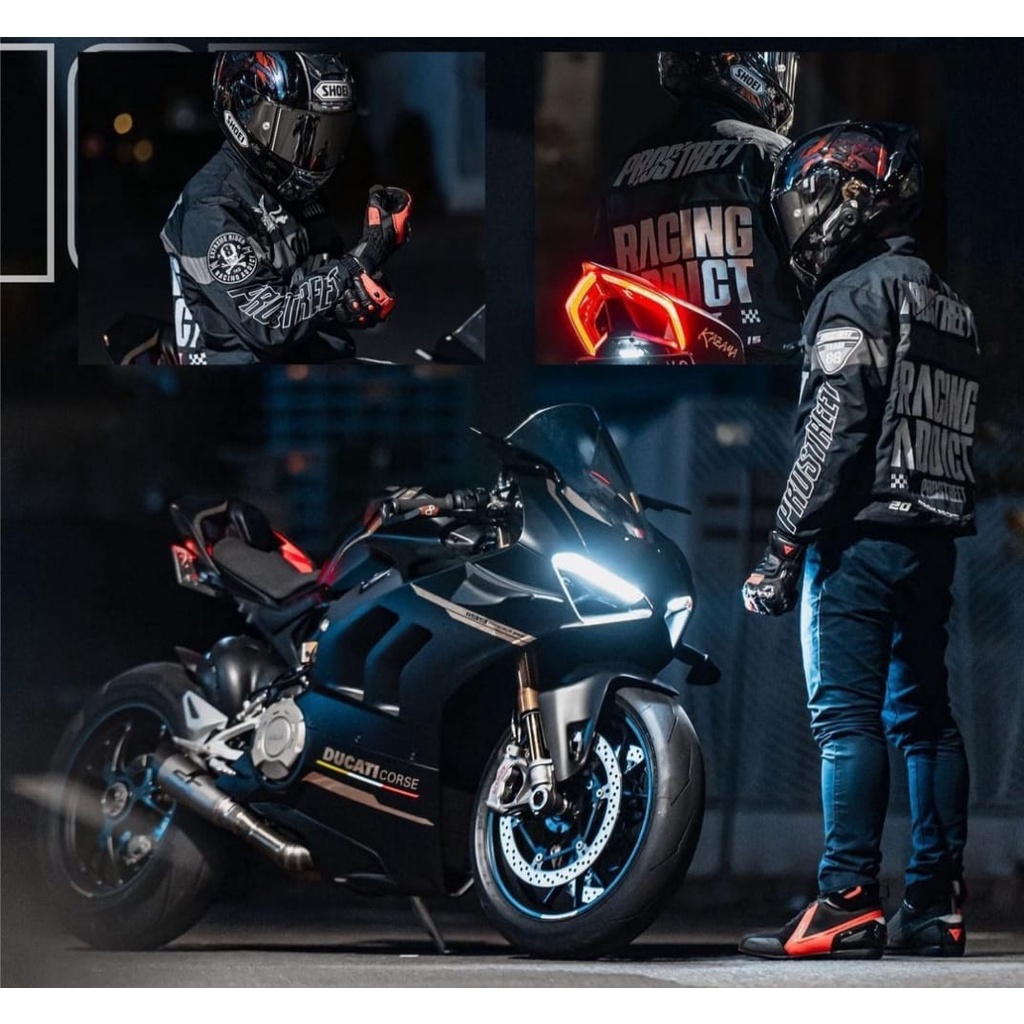 Jual Jaket Racing Addict Make Speed Bahan Lotto Tebal | Shopee Indonesia