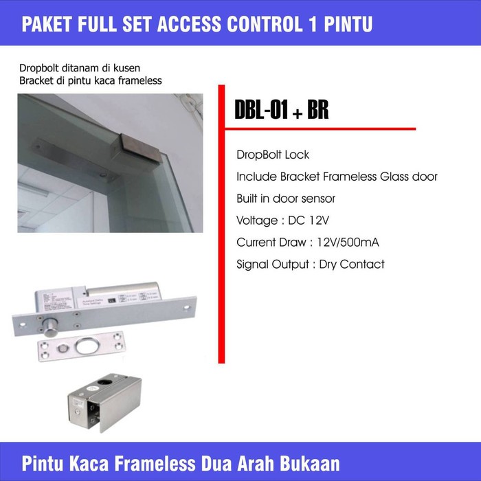 Jual Fingerprint Access Door Access Control Absensi EM Lock RFID 13.56 ...