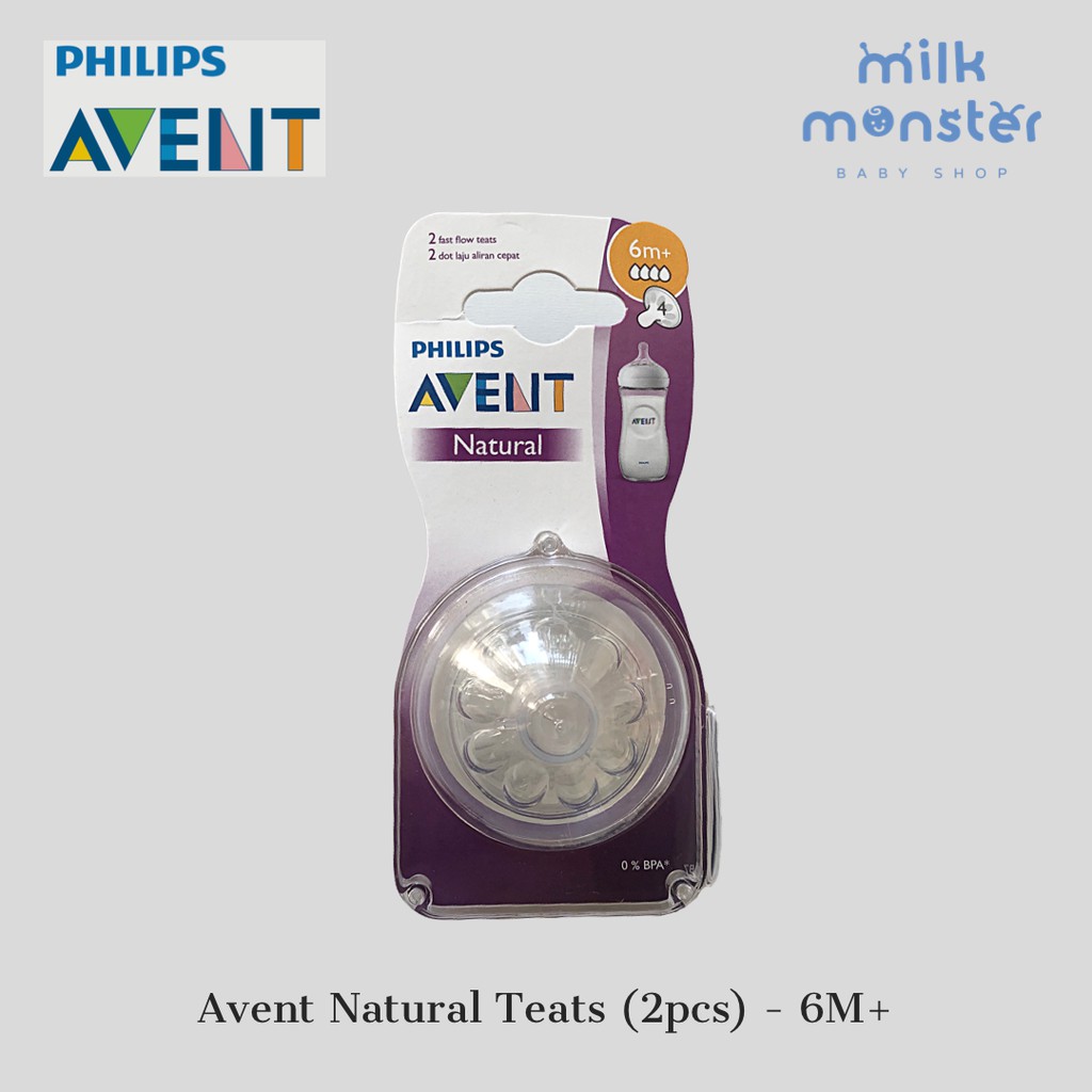 Jual Philips Avent Nipple Teat Natural Dot Botol Susu Avent Shopee